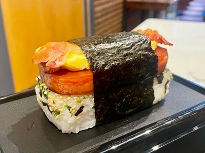Stuff your face with Spam musubi at the newly opened <a href="https://everout.com/seattle/locations/musubi-kai/l44886/">Musubi Kai</a>.