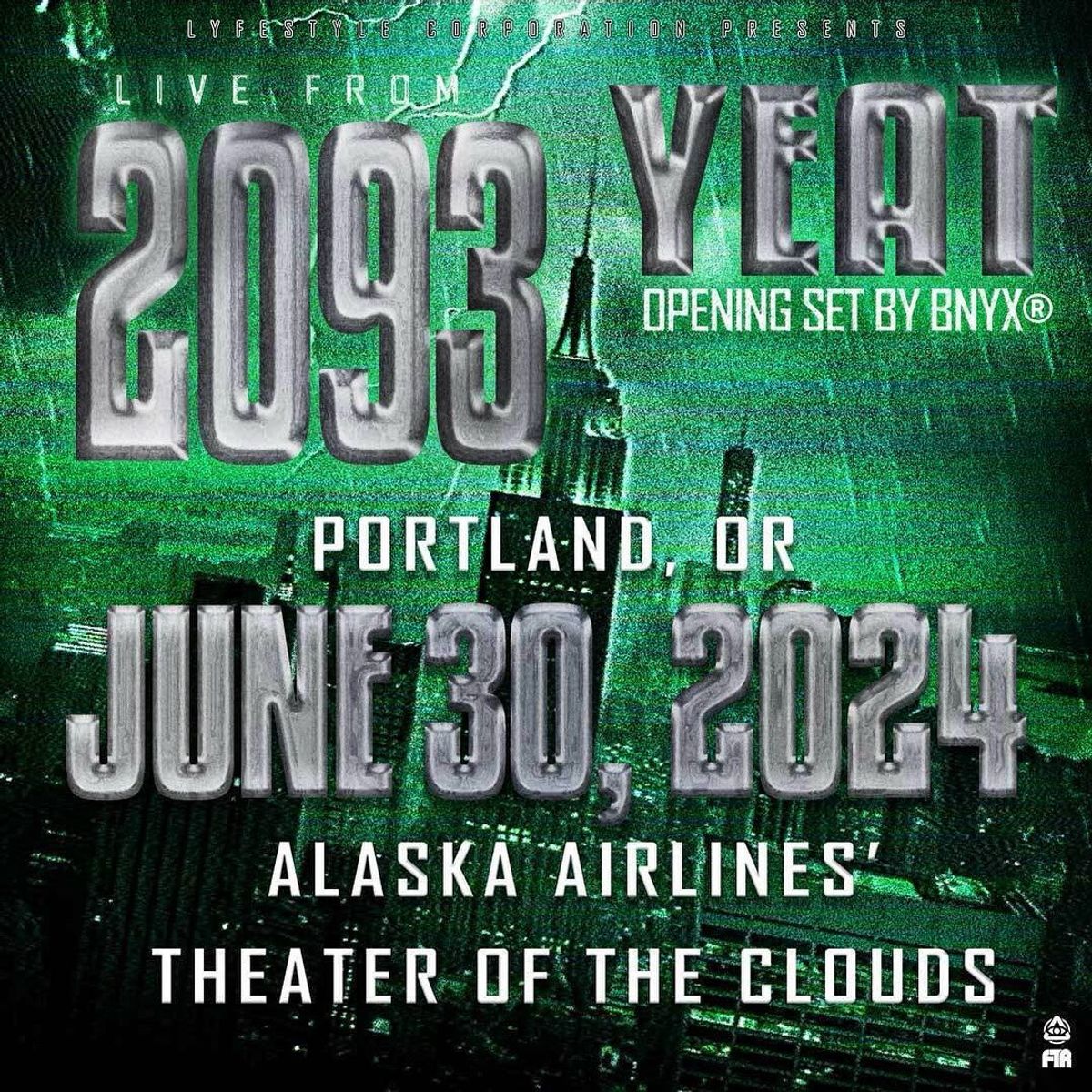 Yeat - Live From 2093 at Moda Center in Portland, OR - Sunday