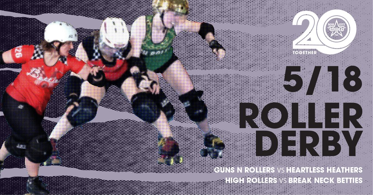 Rose City Rollers Doubleheader Guns N Rollers Vs Heartless Heathers