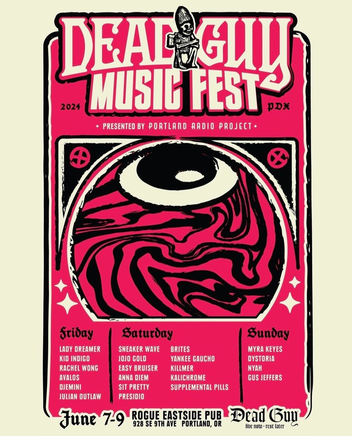 Dead Guy Music Fest at Rogue Eastside Pub & Pilot Brewery in Portland ...