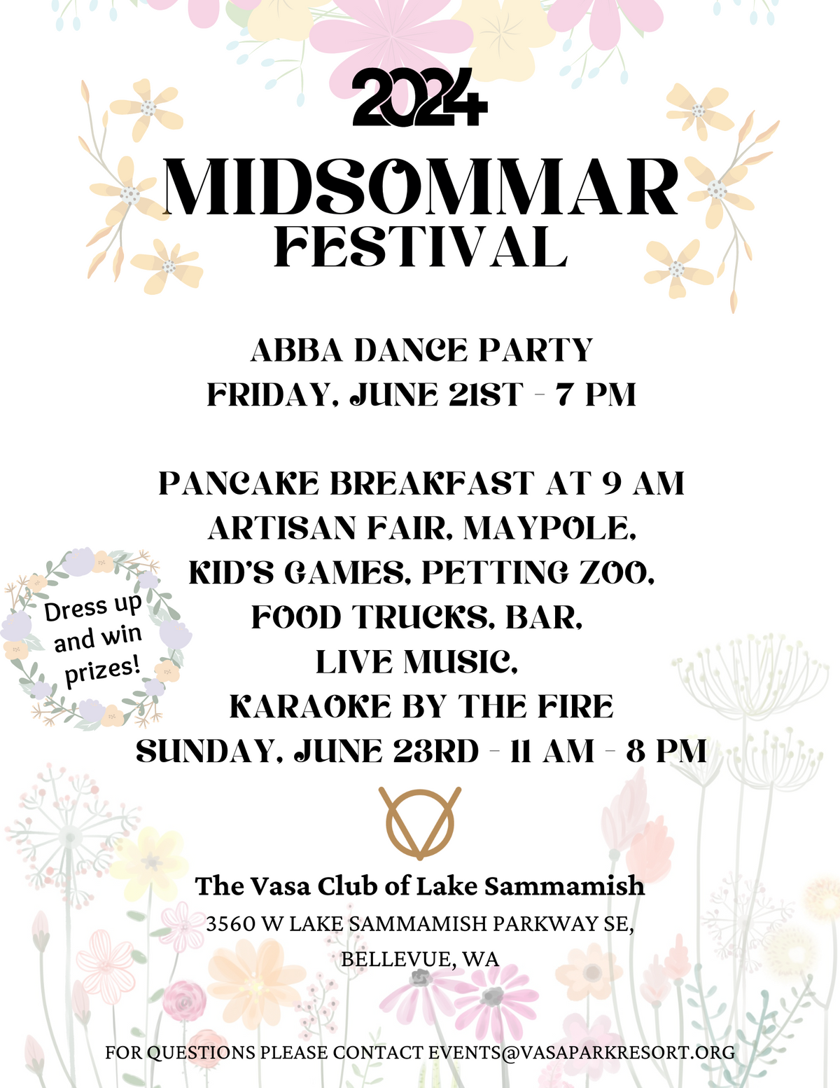 Midsommar Festival at Vasa Park Resort in Bellevue, WA - Multiple dates ...