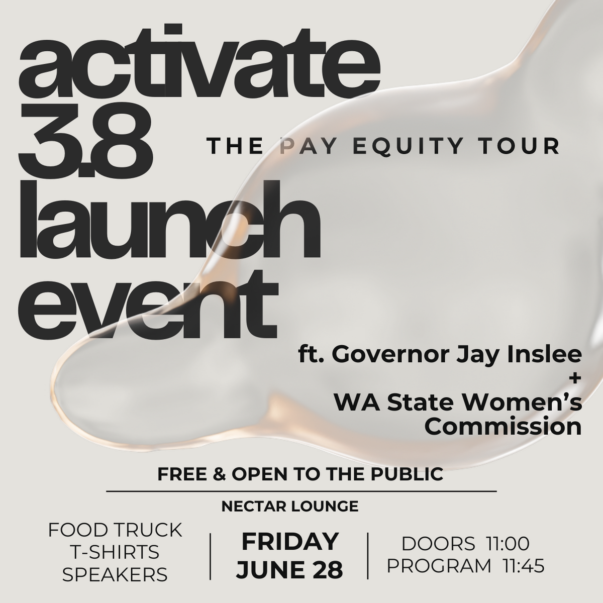 Activate 3.8: The Pay Equity Tour with Governor Jay Inslee at Nectar ...