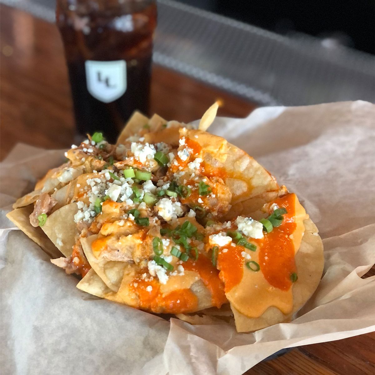 Bill's Buffalo Chicken Nachos at Loyal Legion in Portland, Oregon ...
