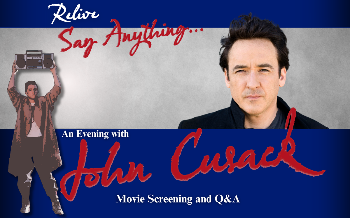 An Evening With John Cusack And Screening Of Say Anything At Pantages Theater In Tacoma Wa