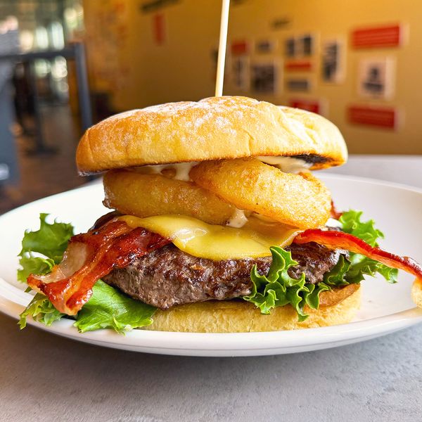 Smoky Gouda Bacon Burger