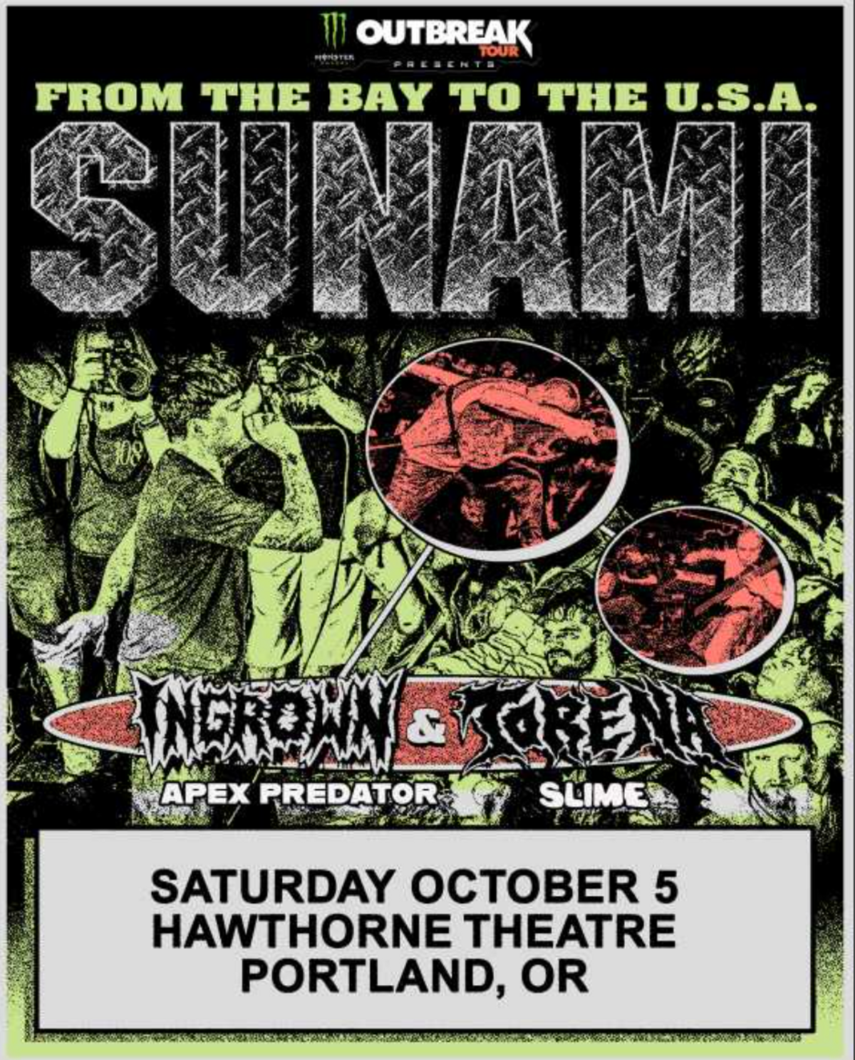 Monster Energy Outbreak Tour Presents: SUNAMI at Hawthorne Theatre
