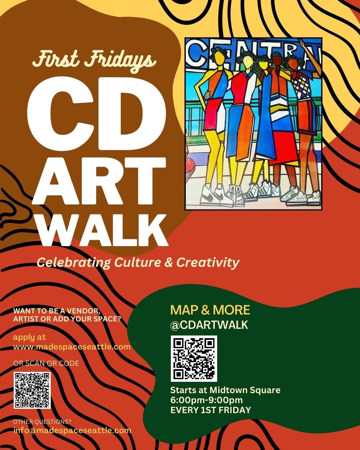 Central District Art Walk - First Friday at Midtown Square in Seattle ...