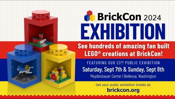 BrickCon 2024 at Meydenbauer Center in Bellevue, WA - Multiple dates ...