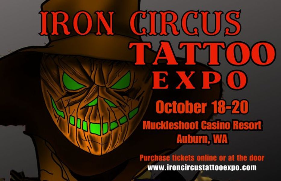 Iron Circus Tattoo Expo Halloween 2024 at Muckleshoot Casino in Auburn