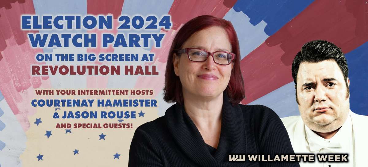 Election 2024 Watch Party at Revolution Hall in Portland, OR Tuesday