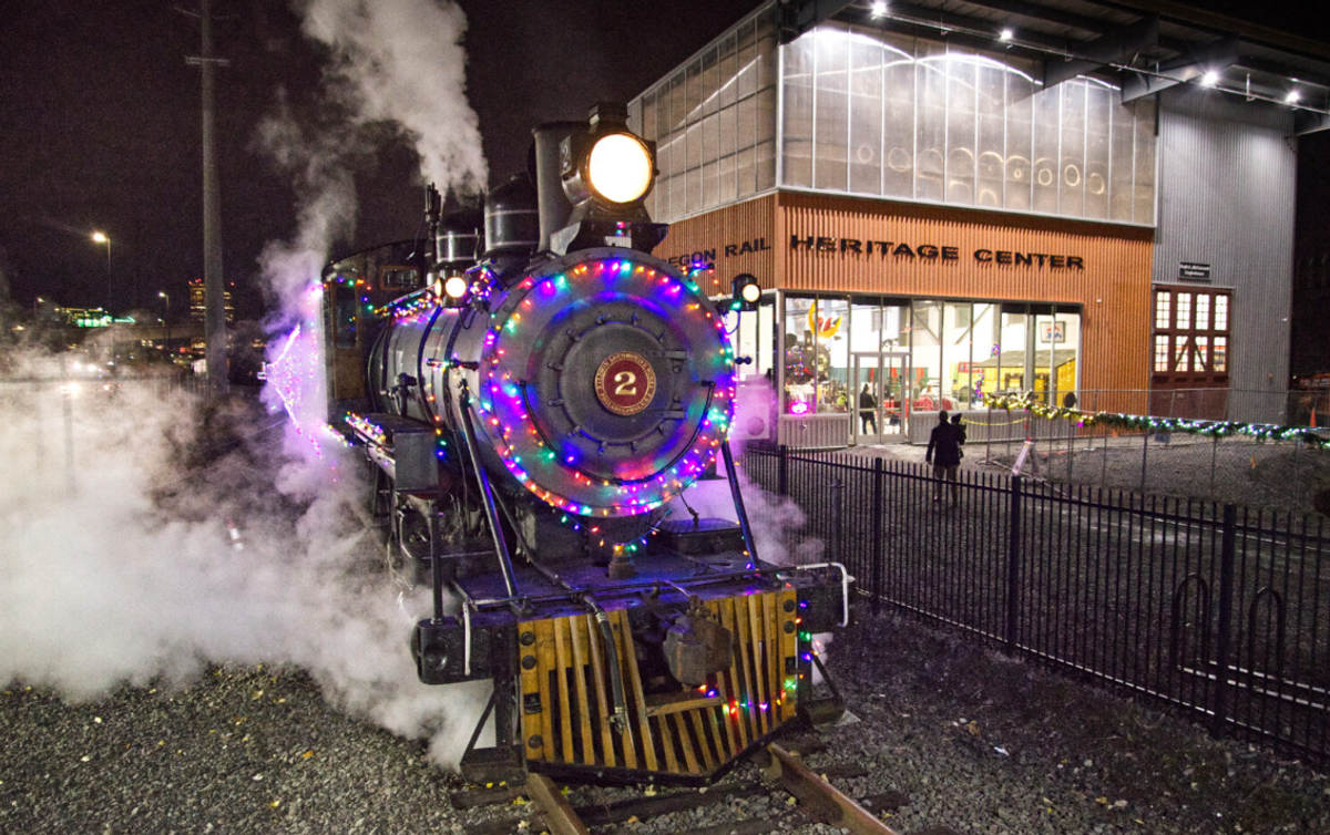 The Holiday Express 2024 at Oregon Rail Heritage Center in Portland, OR