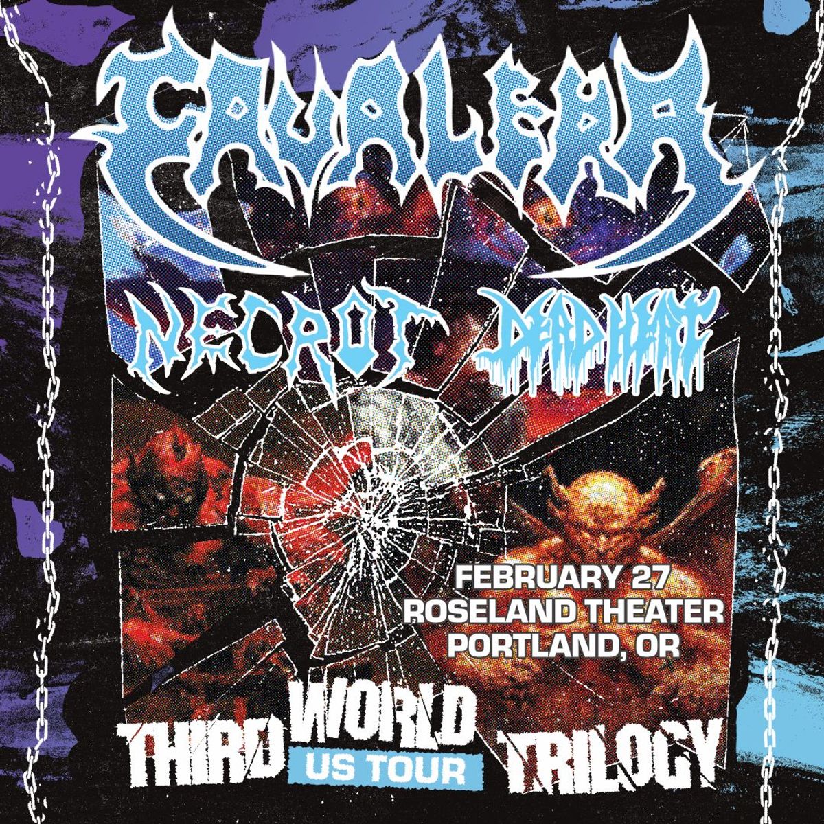 Cavalera Third World Trilogy Tour at Roseland Theater in Portland, OR