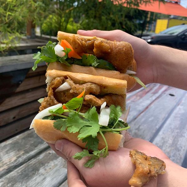 Orange Chicken Banh Mi